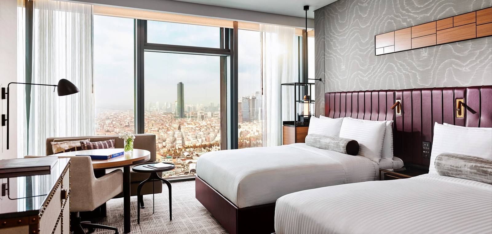 Fairmont Quasar Istanbul 兩張 Queen 床客房