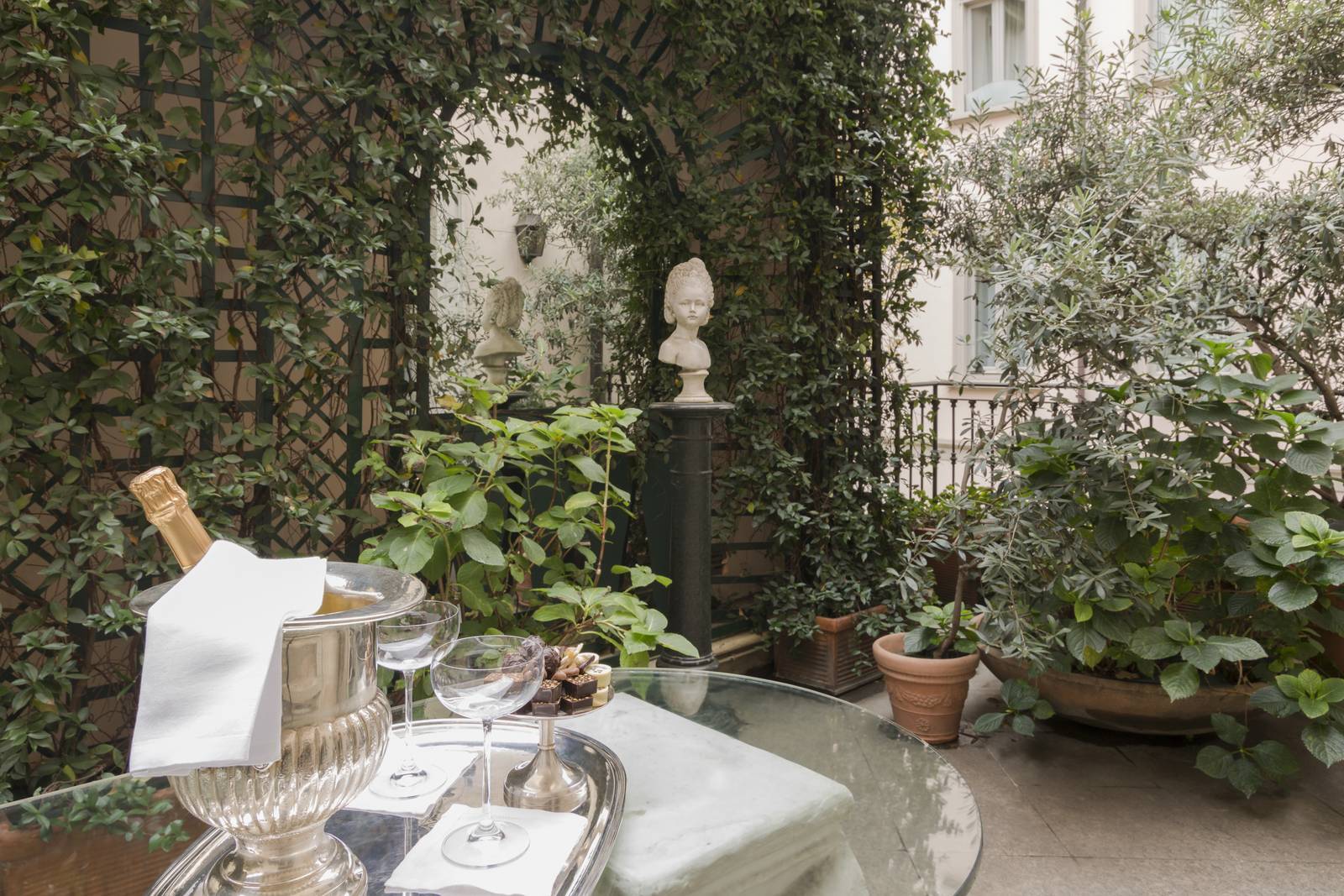 Grand Hotel et de Milan 套房綠意露台