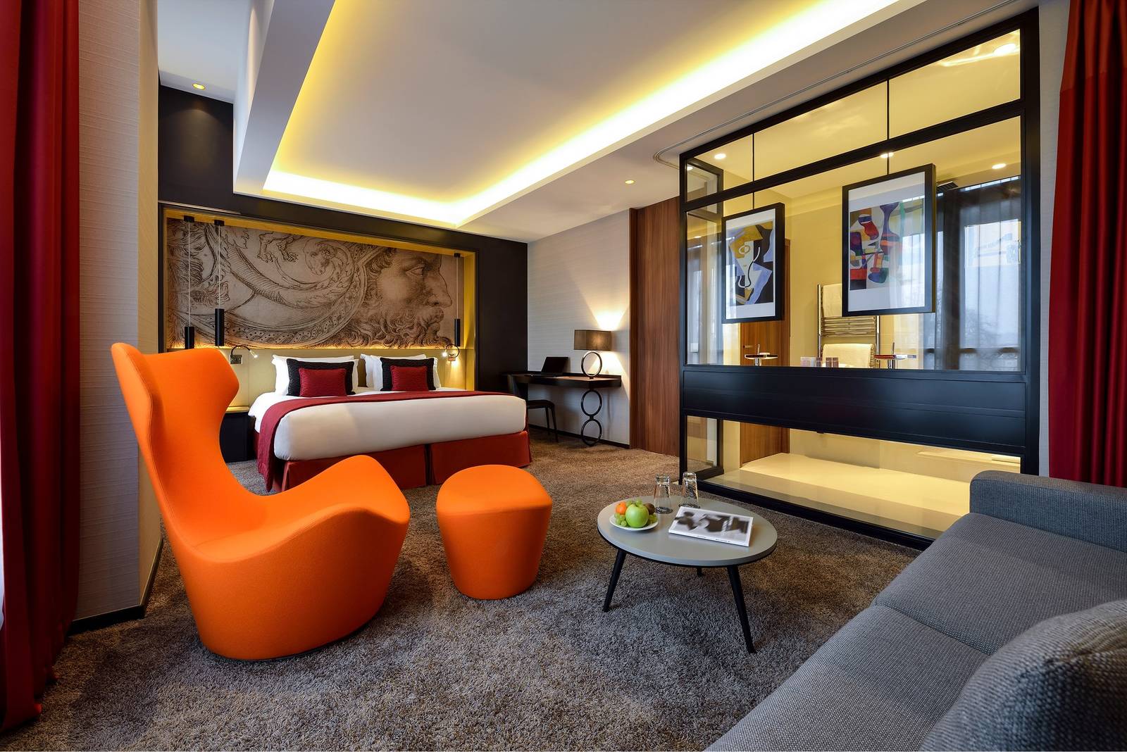 Grand Hôtel La Cloche Deluxe 客房