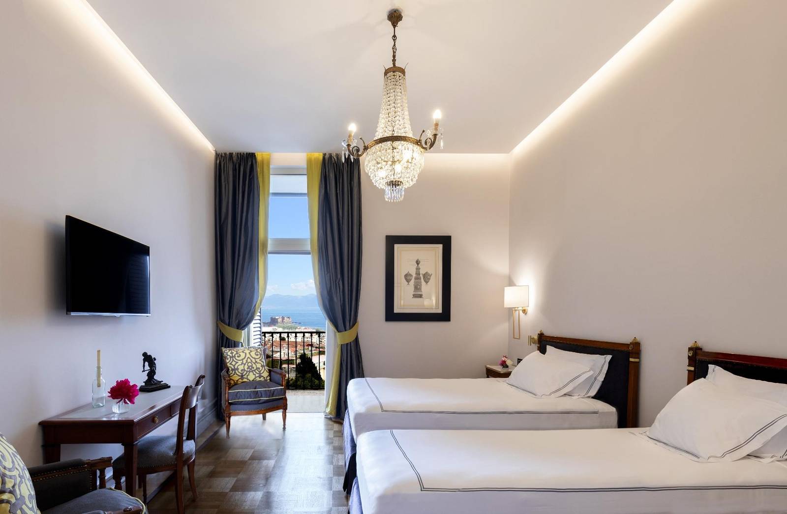 拿坡里 Grand Hotel Parker's Two Queen Beds Deluxe 海景客房