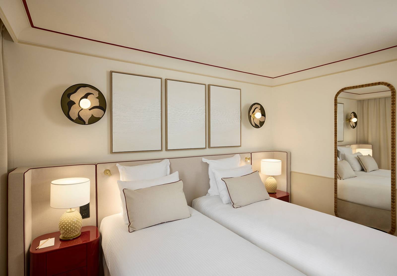 艾克斯 Grand Hôtel Roi René雙床客房