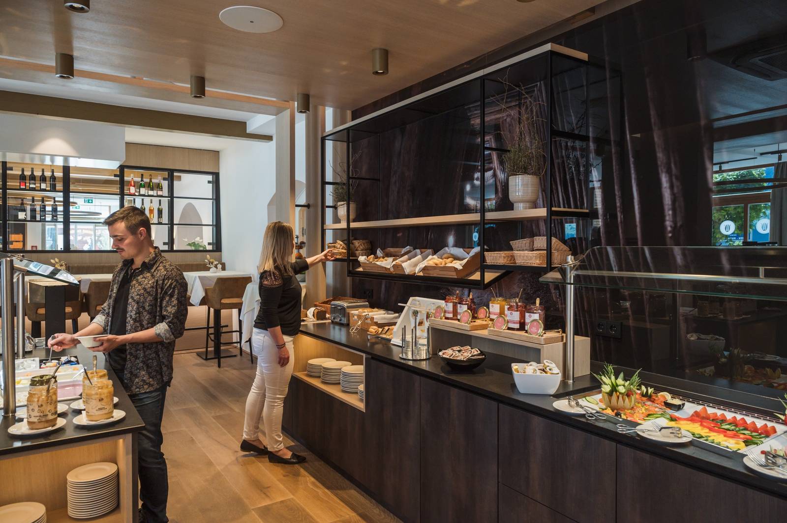Heritage.Hotel Hallstatt 早餐自助吧