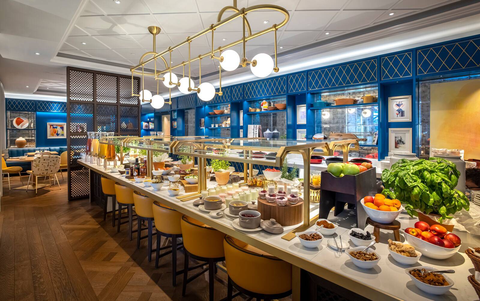 杜布羅夫尼克希爾頓帝國酒店 Imperial Terrace 的自助早餐檯