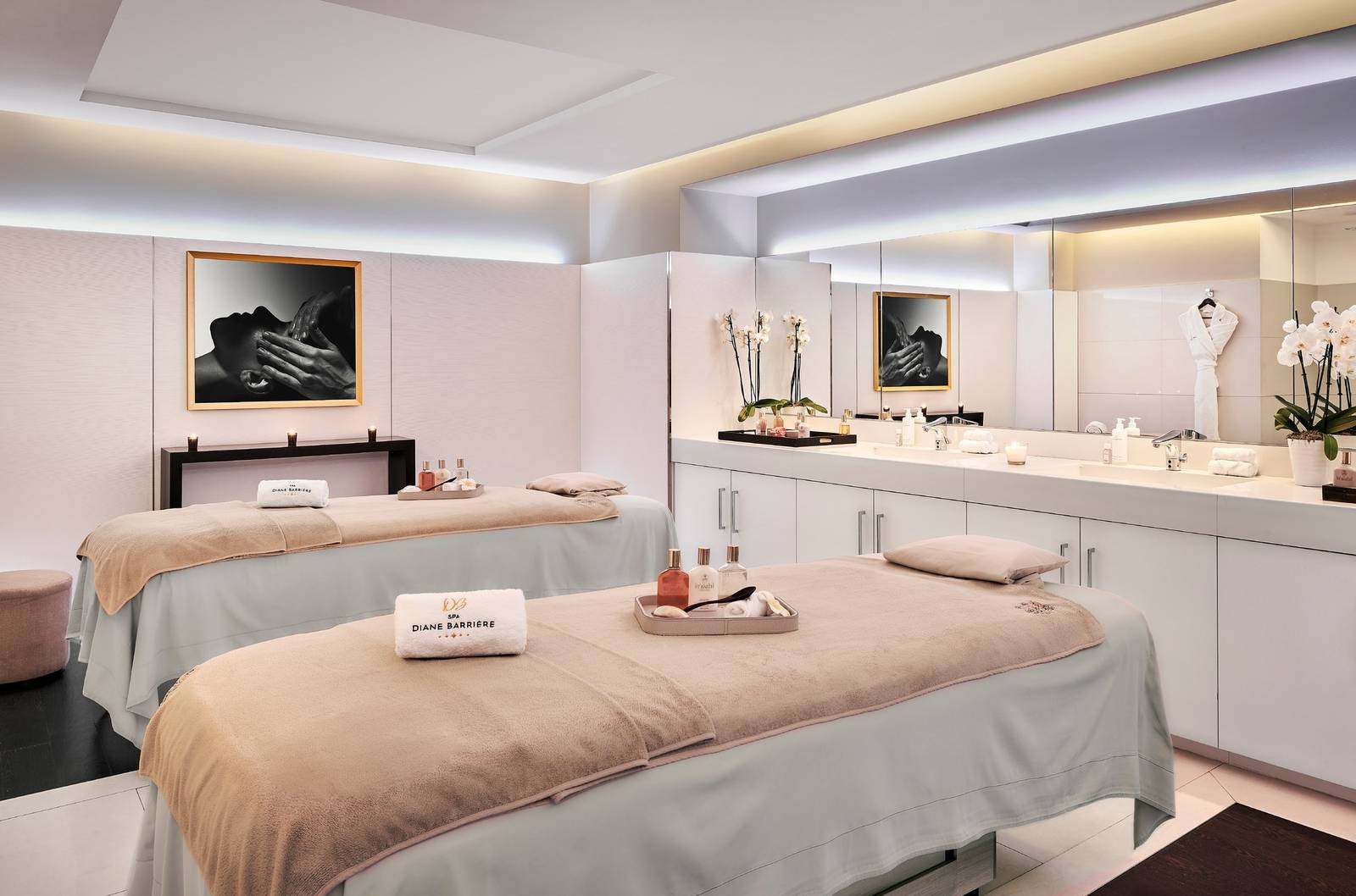坎城 Le Majestic 酒店 Spa 雙人療程室