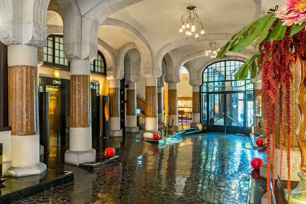 Hotel Casa Fuster 現代主義風格大廳