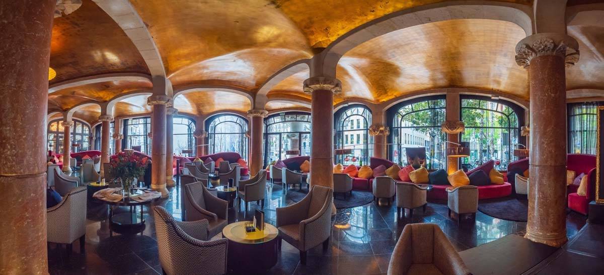 Hotel Casa Fuster Café Vienés 石柱拱頂咖啡館