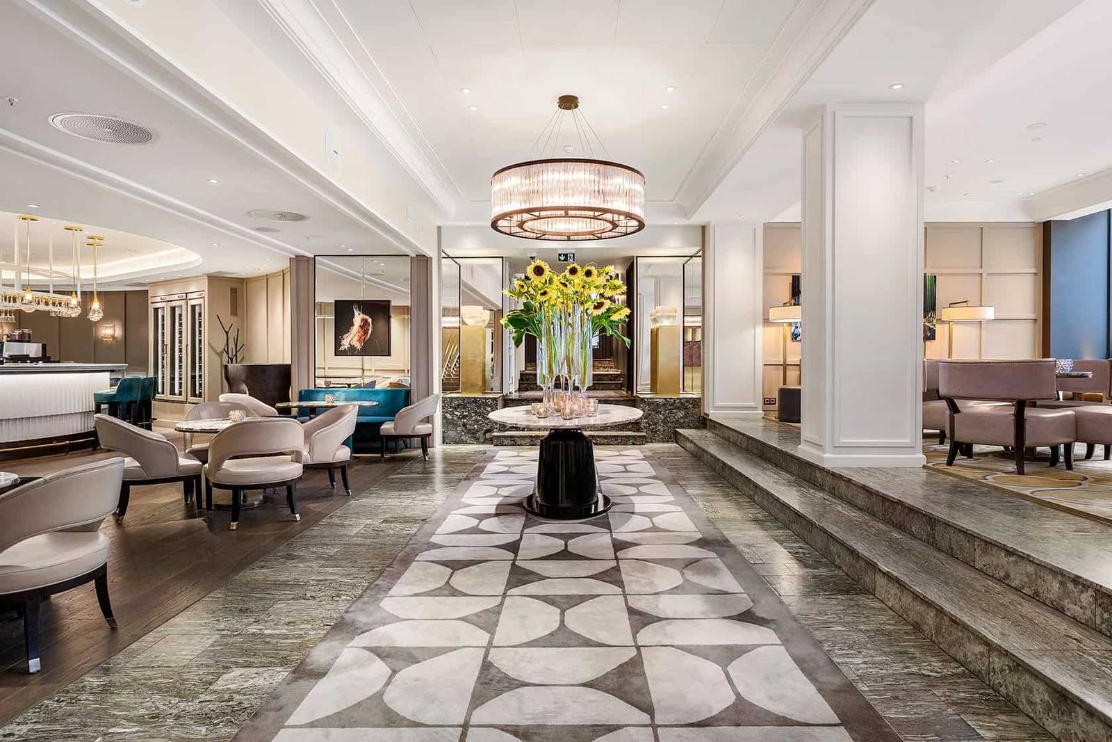 奧斯陸 Hotel Continental 大廳接待區