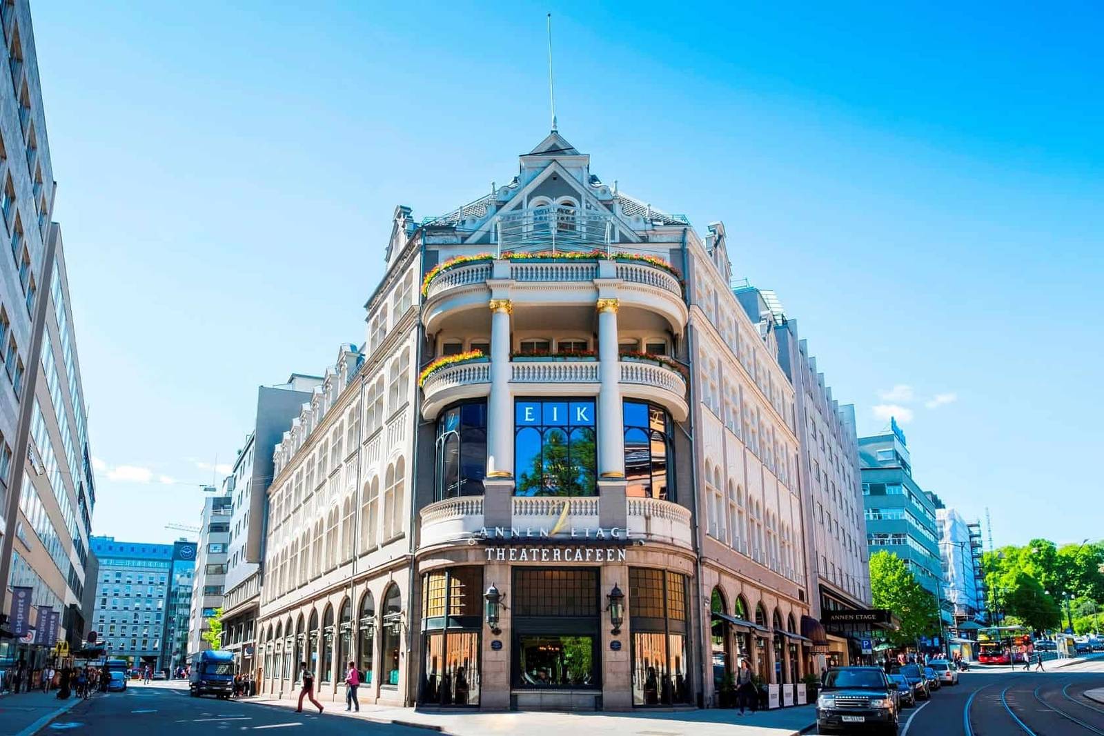 奧斯陸 Hotel Continental 轉角立面與 Theatercaféen