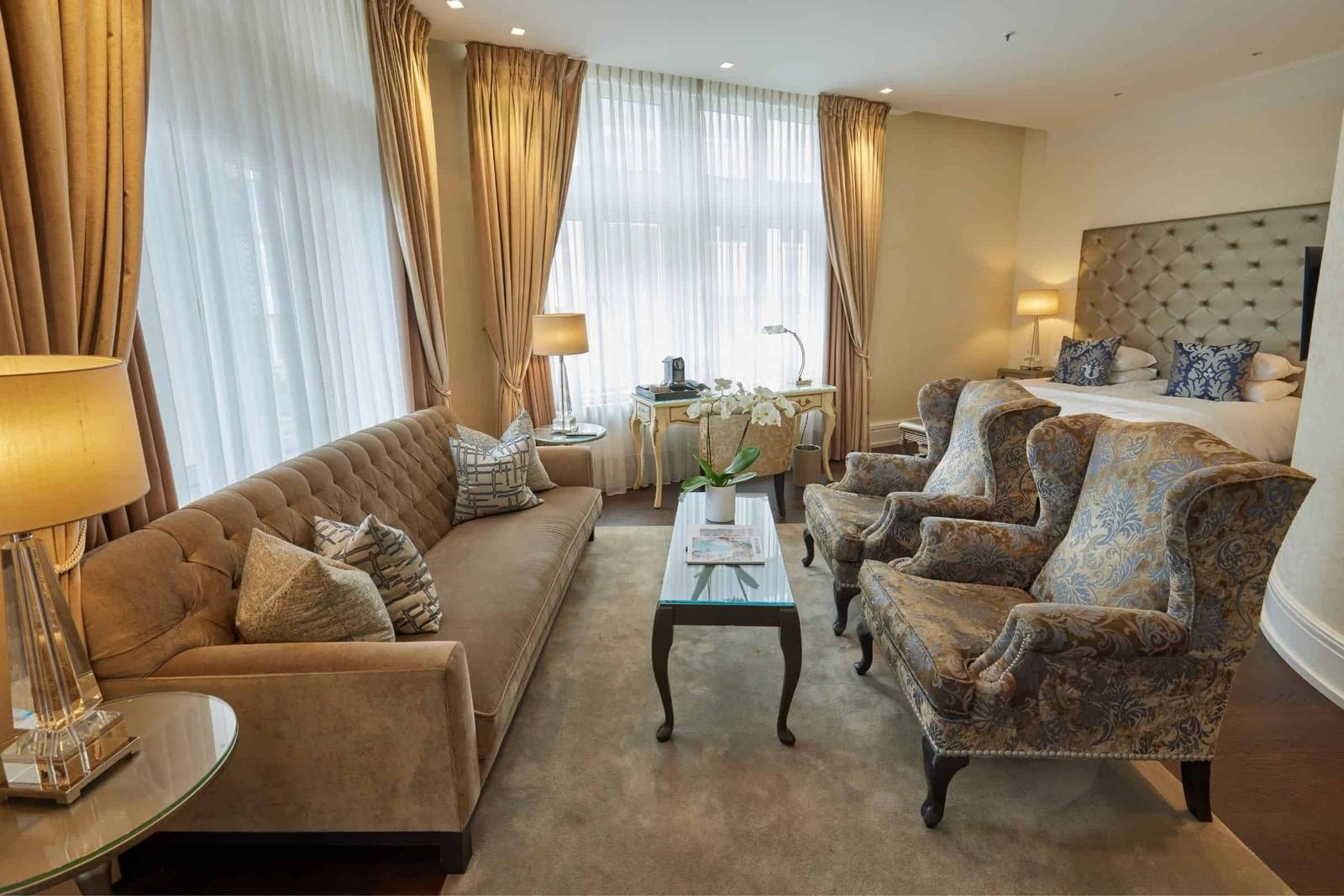 奧斯陸 Hotel Continental Junior Suite 起居區