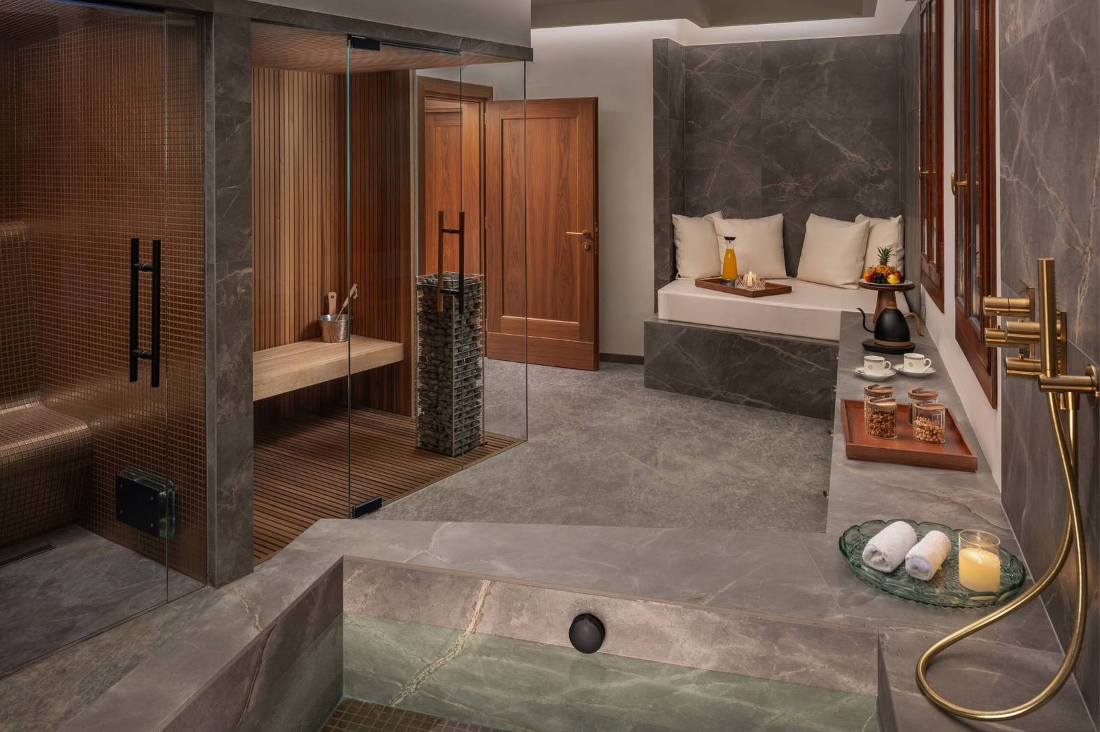 Hotel Gabrielli Spa 按摩池