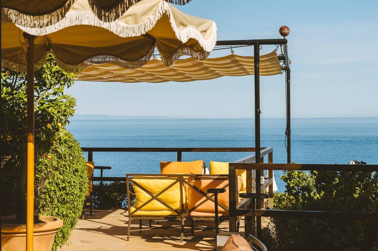 Il Pellicano 酒店 Bar All'Aperto 海景露台