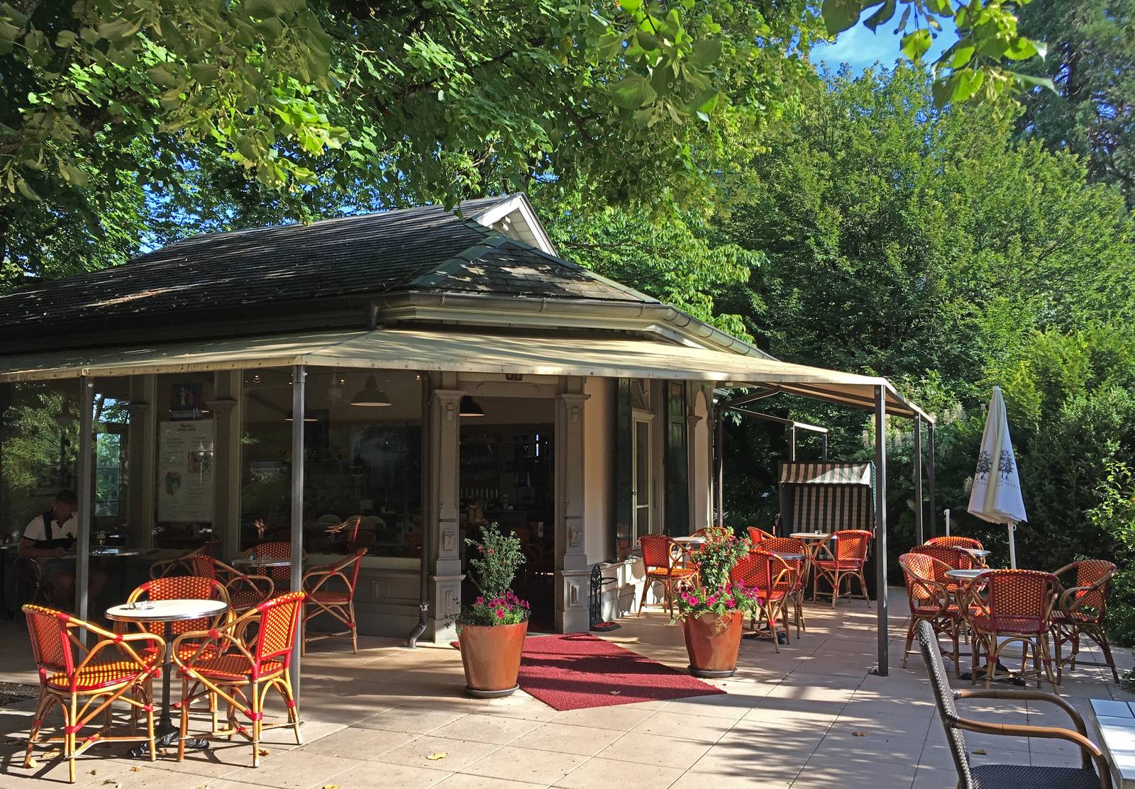 伯恩 Hotel Innere Enge Parc Café 戶外座位