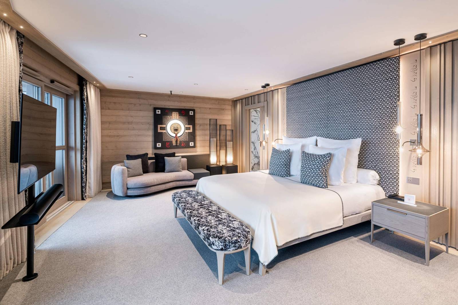 Le K2 Palace K4 Suite-Chalet 主臥室