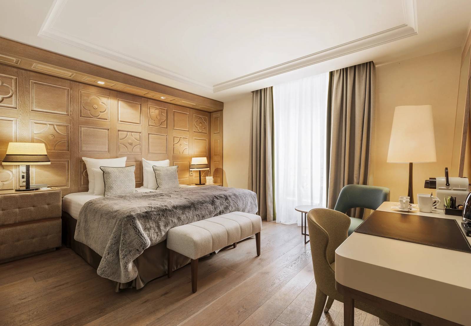 霞慕尼 Hôtel Mont-Blanc Prestige 客房