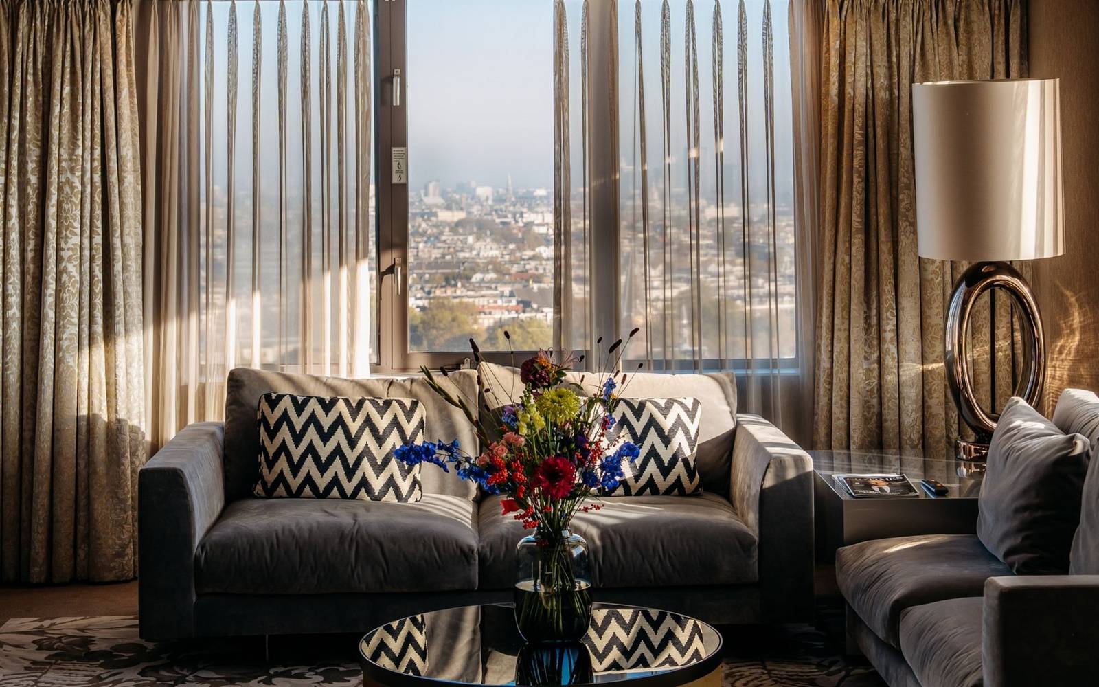 阿姆斯特丹大倉酒店 Royal Suite 窗外的城市景觀