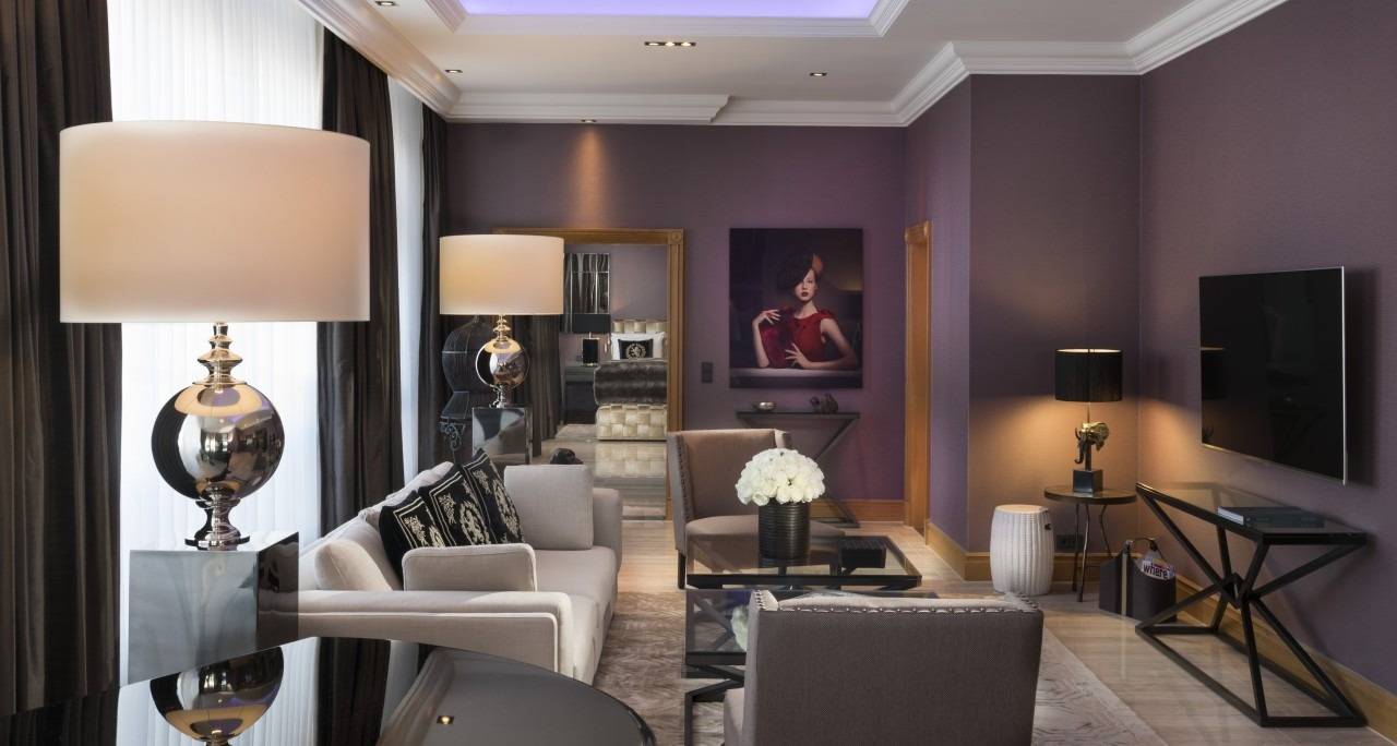 柏林 Hotel Palace Berlin 皇家套房起居室