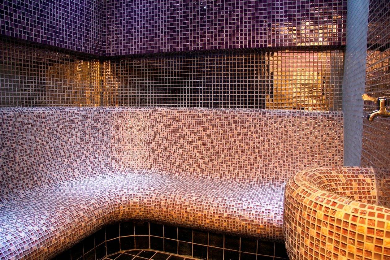 錫納亞 Hotel Palace 馬賽克磁磚蒸氣浴室