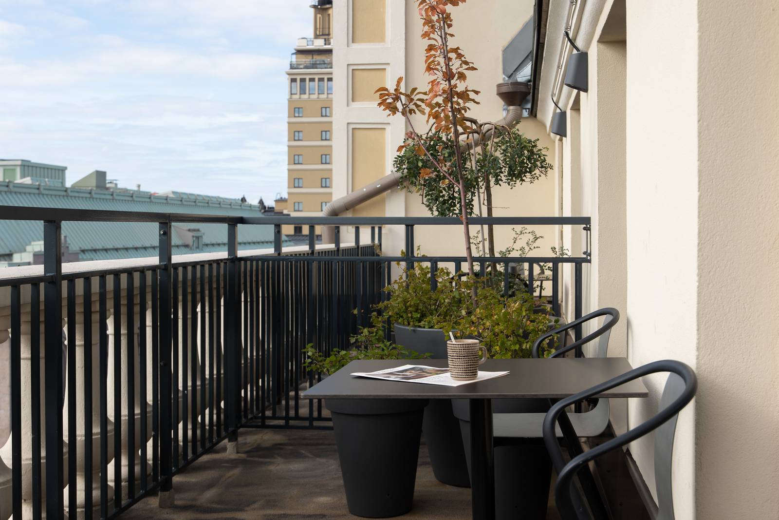 赫爾辛基 Hotel St. George Atelier Balcony Junior Suite 的私人陽台