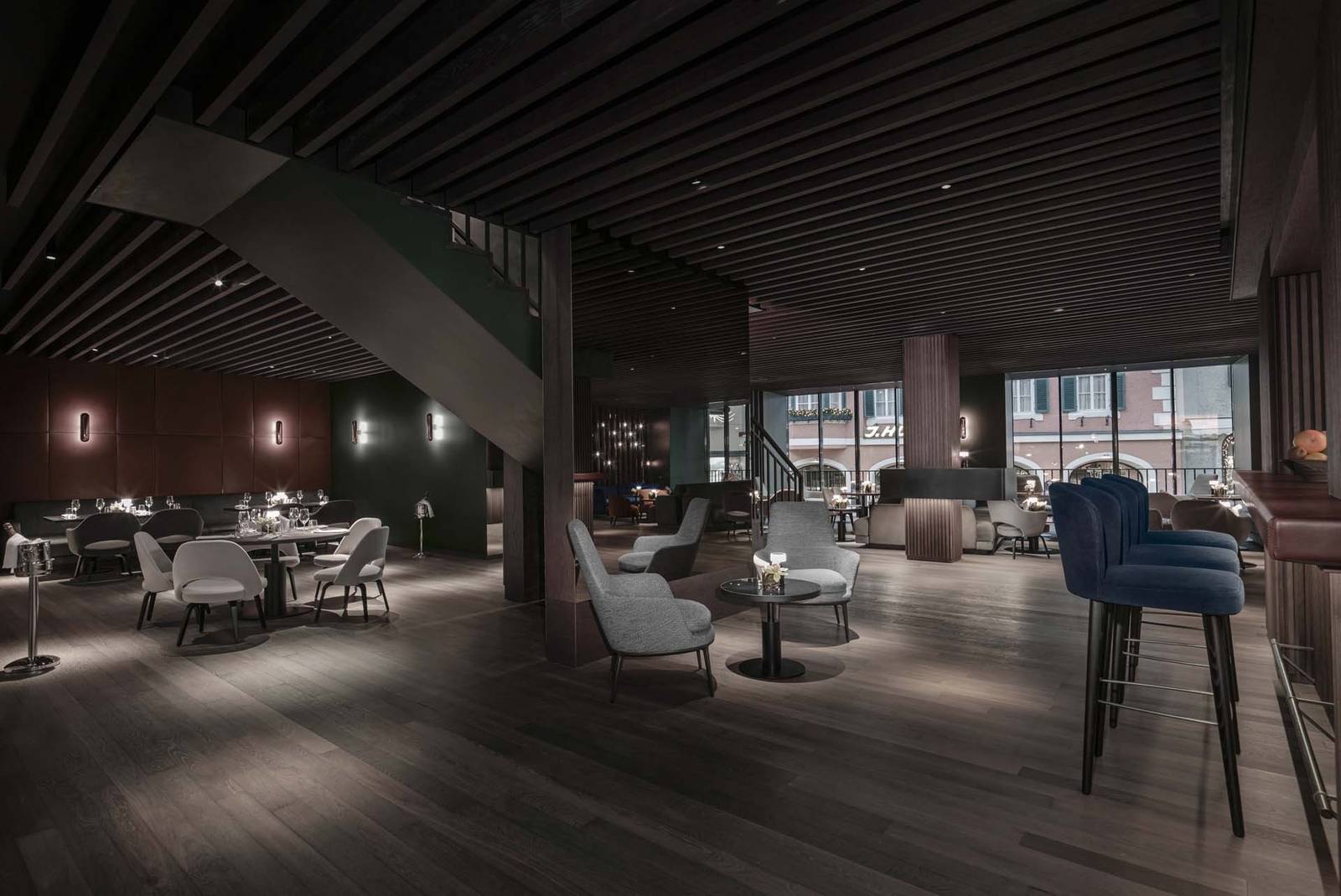 Weisses Rössl 大廳餐廳用餐區