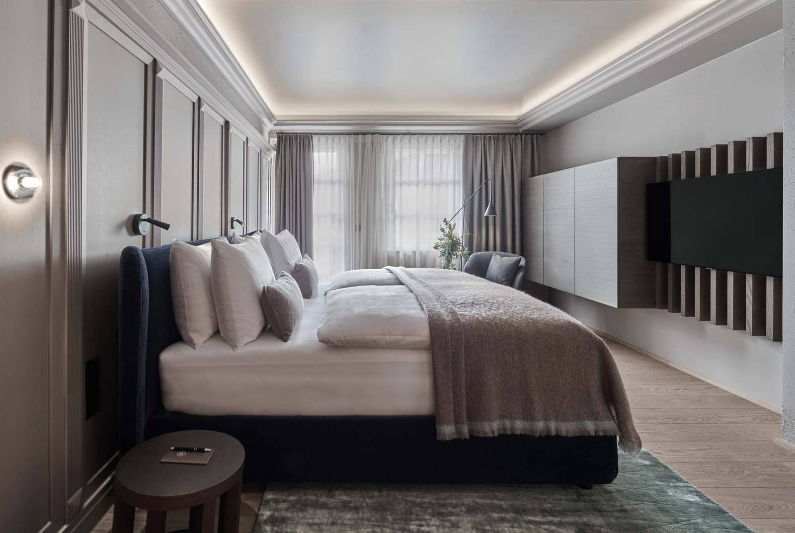 Weisses Rössl Deluxe Suite Residence 臥室