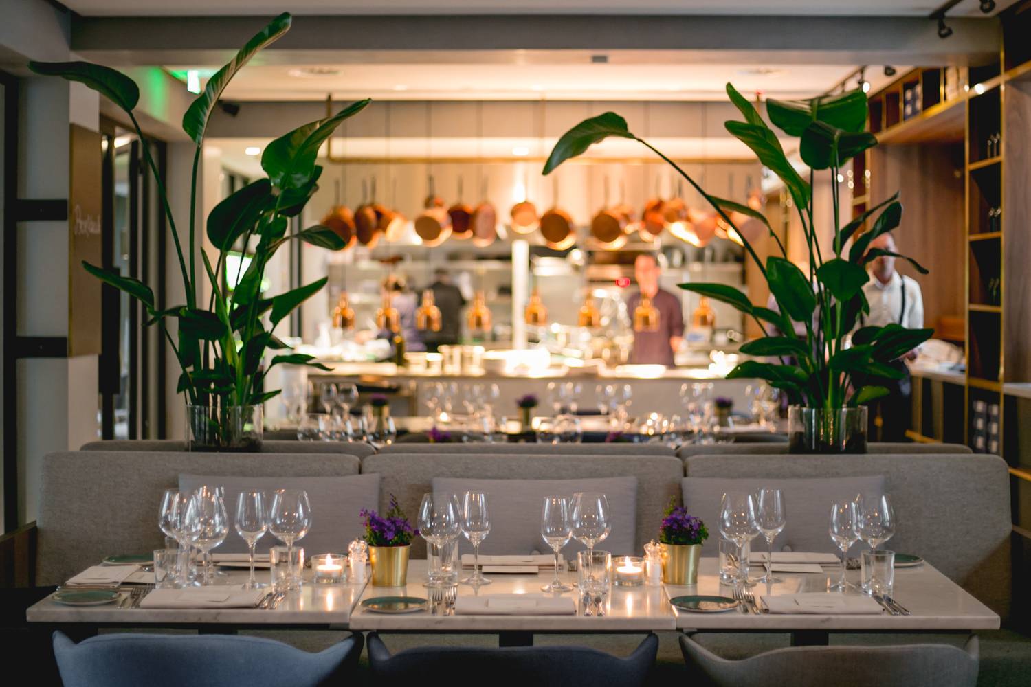 INK Hotel PRESSROOM 開放式廚房旁的 Chef's Table