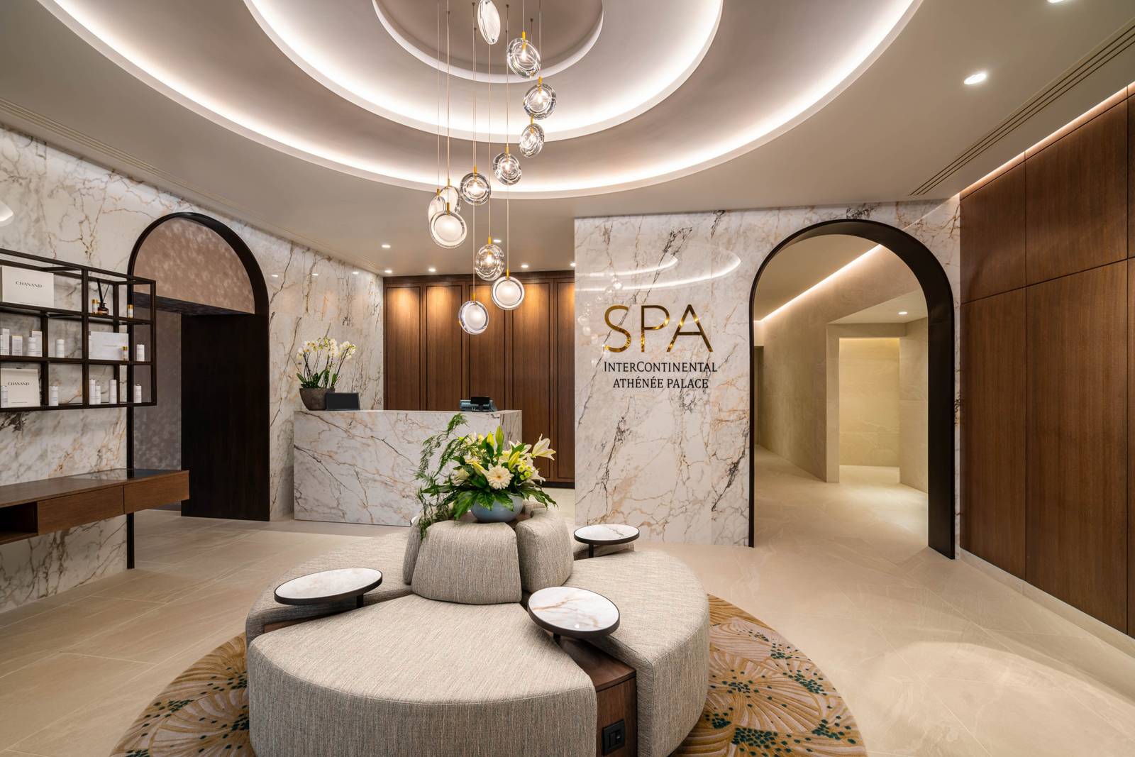 布加勒斯特 Athénée Palace 洲際酒店 Spa 接待區