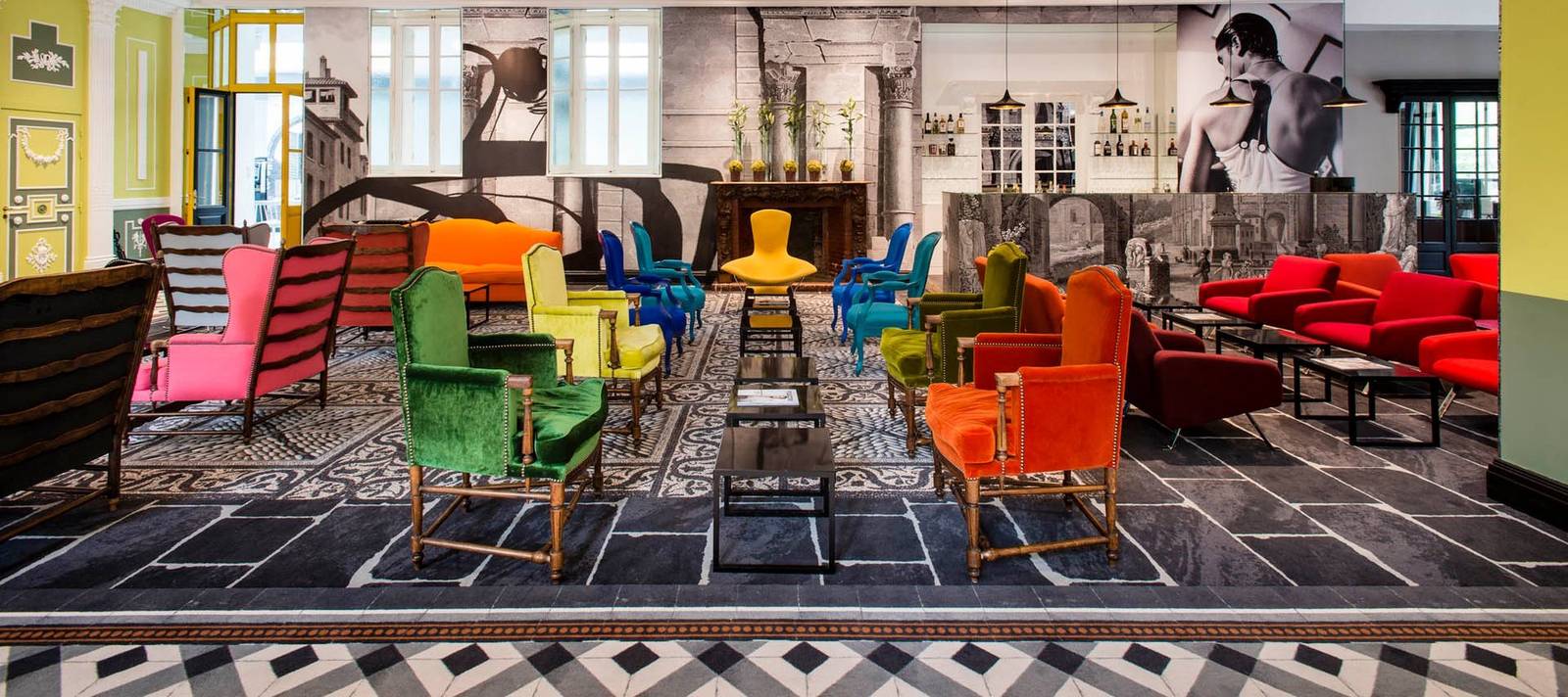阿爾勒 Hôtel Jules César 設計酒吧