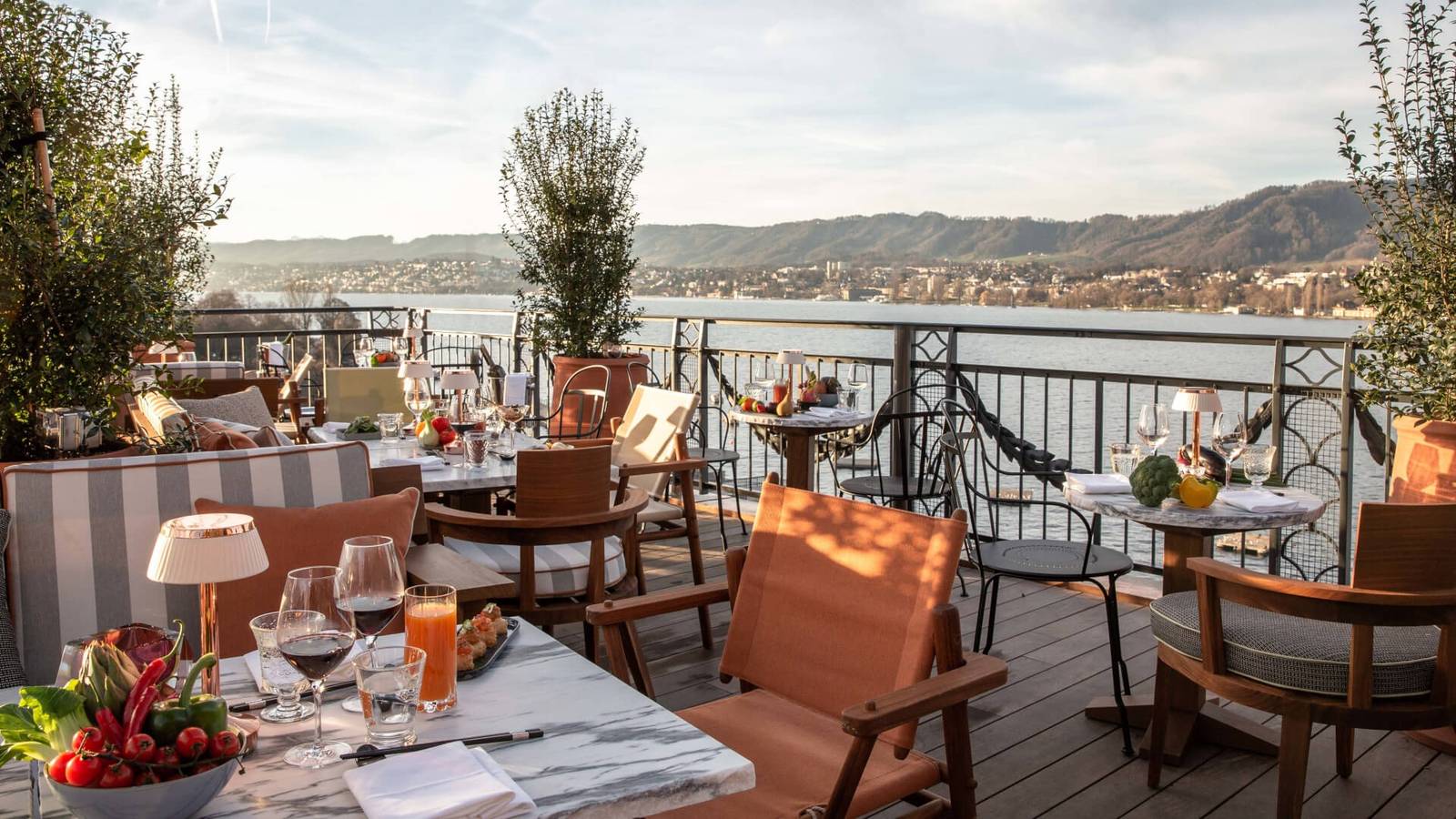 頂樓露台 Rooftop Bar 與蘇黎世湖景