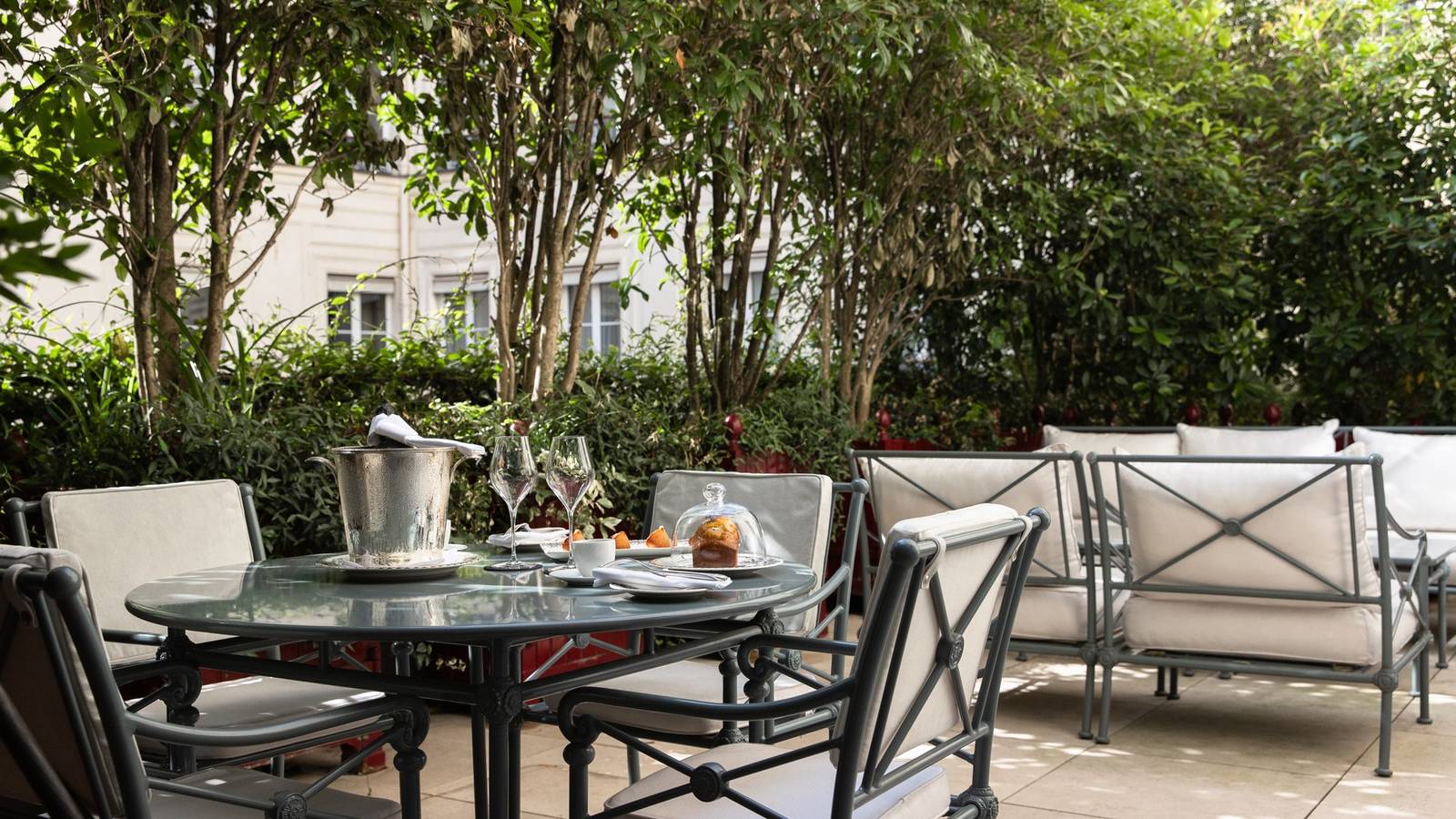 巴黎 La Réserve Junior Suite Terrasse 私人露台