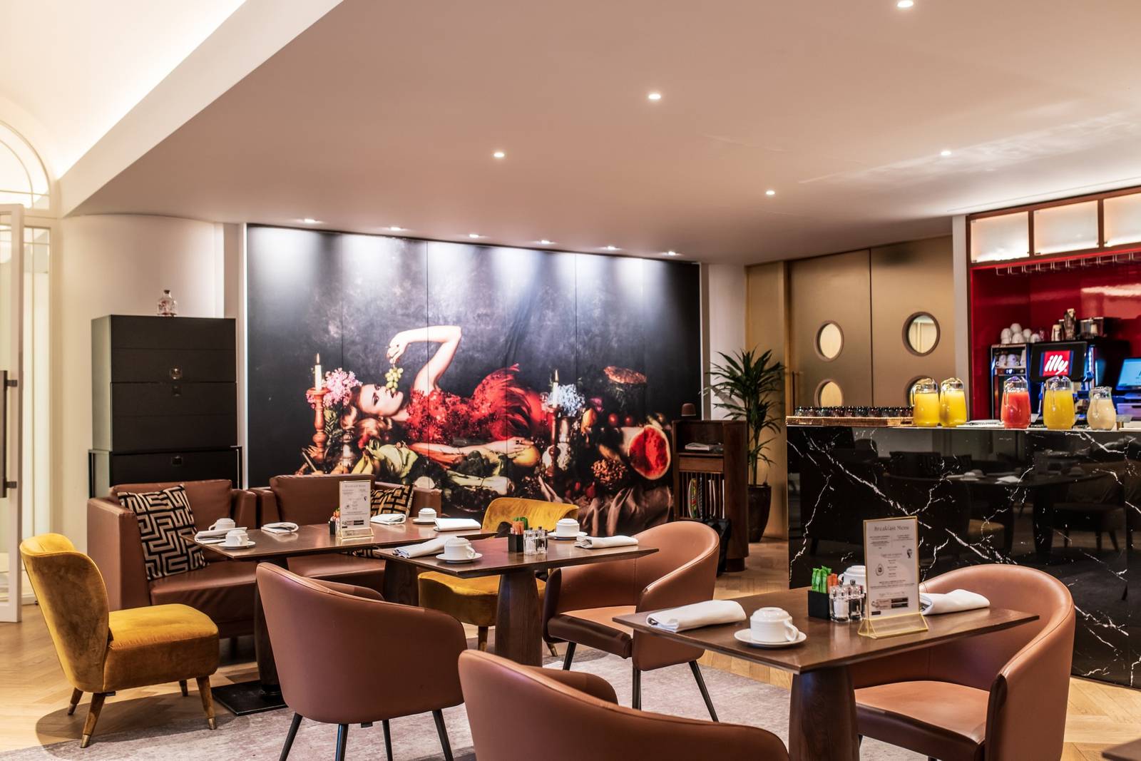 Le Louise Hotel Maison Louise 餐廳用餐區
