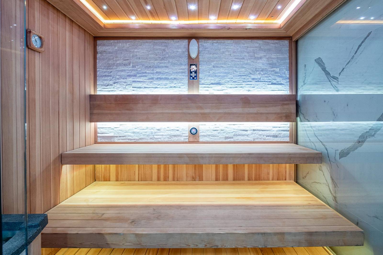 波爾多 Le Palais Gallien Spa 木造桑拿室