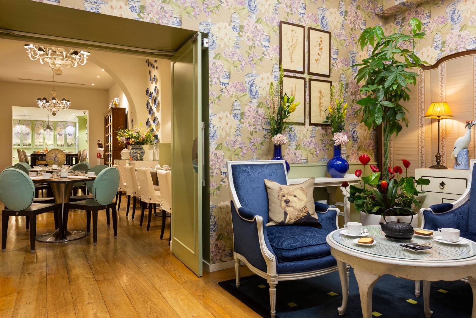 Le Royal Hotel Lyon Côté Cuisine 早餐室入口