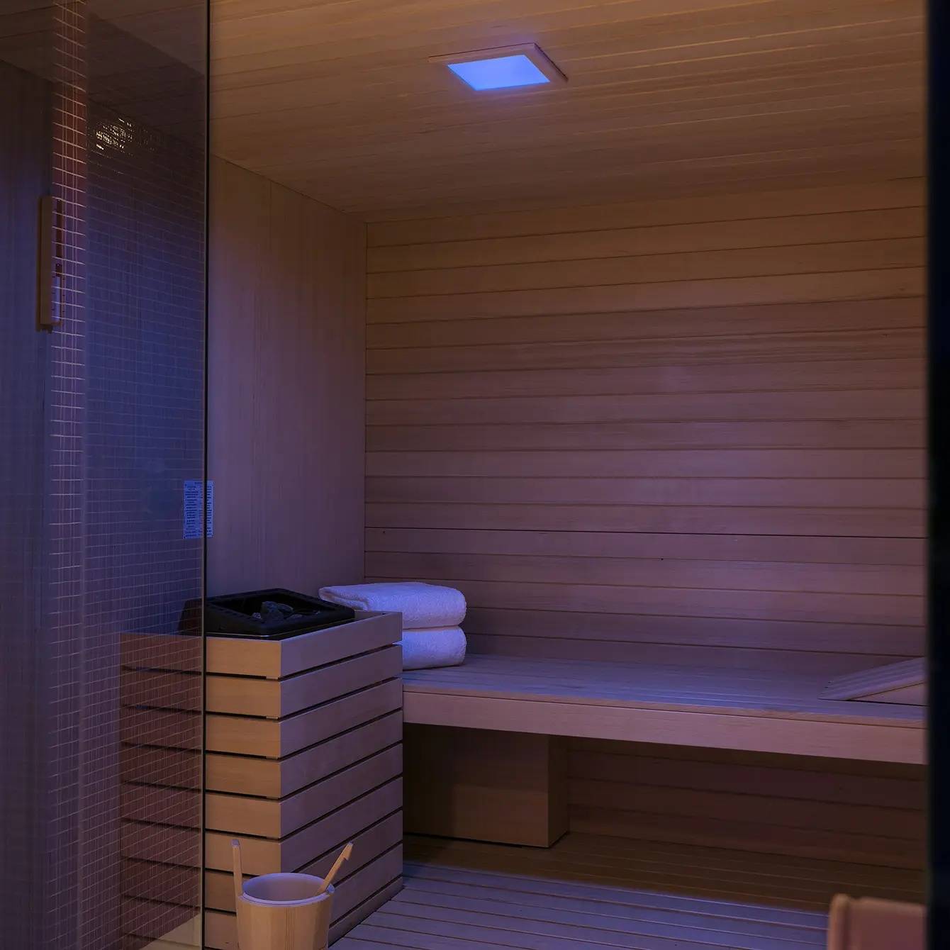 Les Hauts de Loire Spa 木質三溫暖室