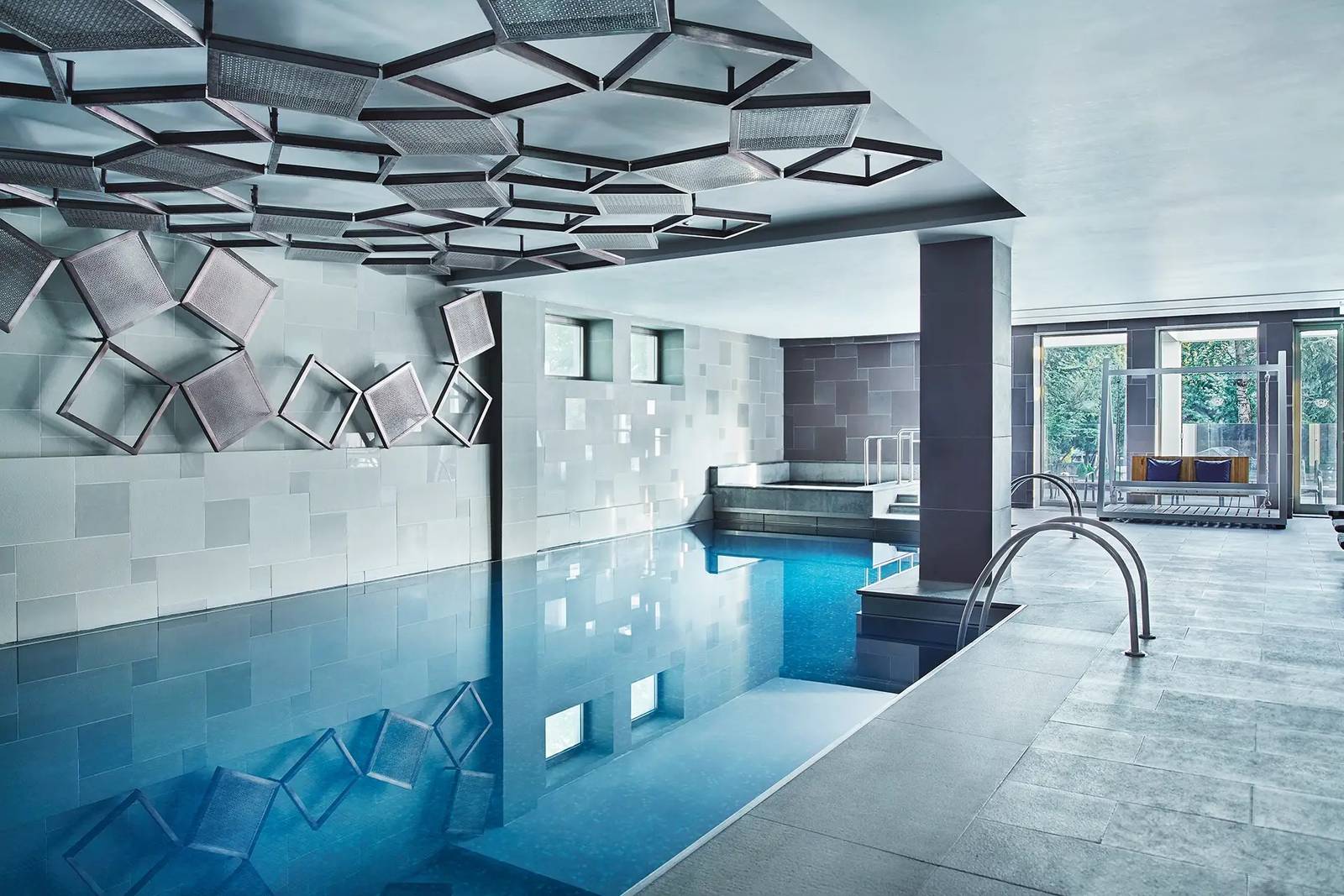 貝爾格勒 Metropol Palace Spa 室內泳池