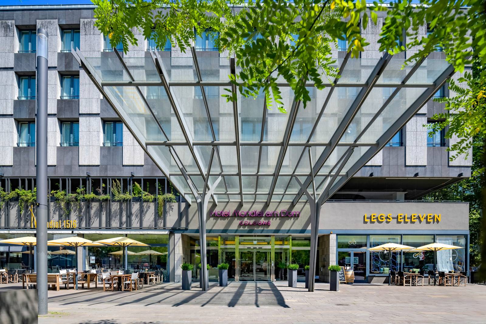 科隆 Mondial Am Dom 酒店入口與廣場