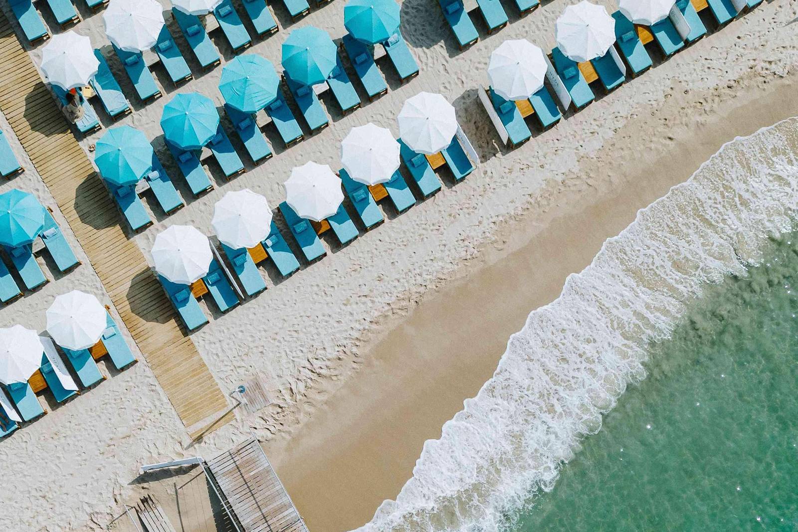 坎城 Mondrian Cannes Hyde Beach 私人沙灘空拍