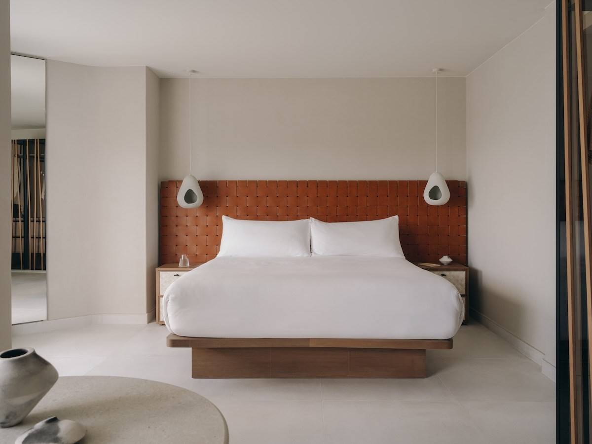 伊維薩 Mondrian Ibiza Studio Suite 臥室