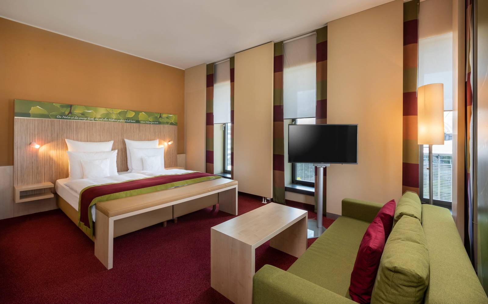 法蘭克福 Mövenpick Hotel Frankfurt City Junior Suite 起居區