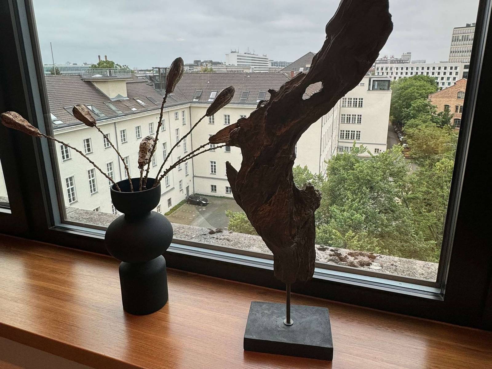 從 Novotel Berlin Am Tiergarten 窗外看出去的柏林市景
