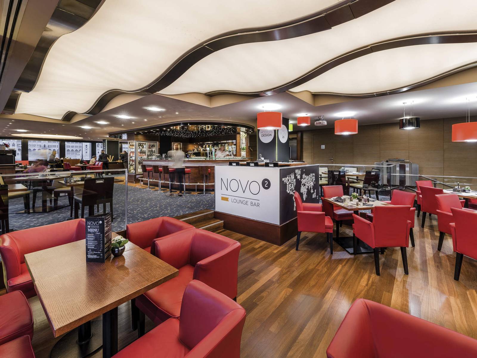 布達佩斯 Novotel Budapest Danube 酒吧酒廊區