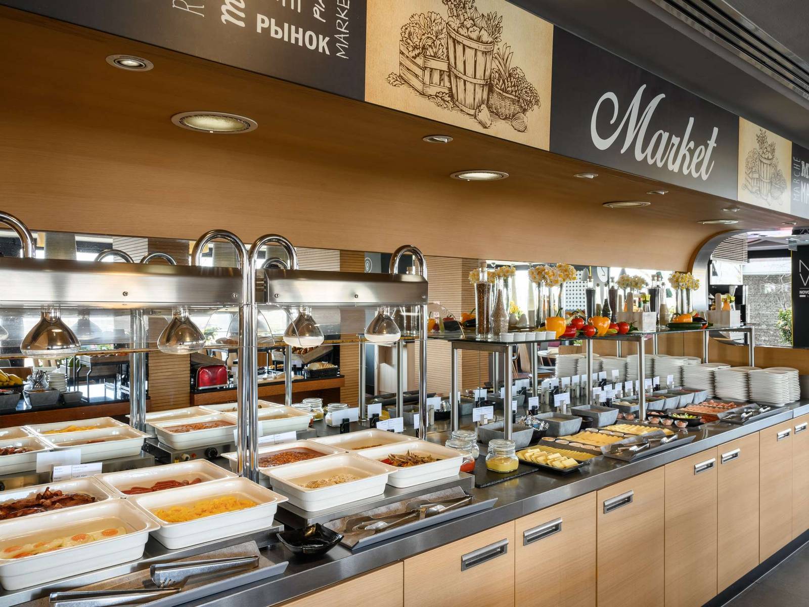 布達佩斯 Novotel Budapest Danube Market 早餐自助吧