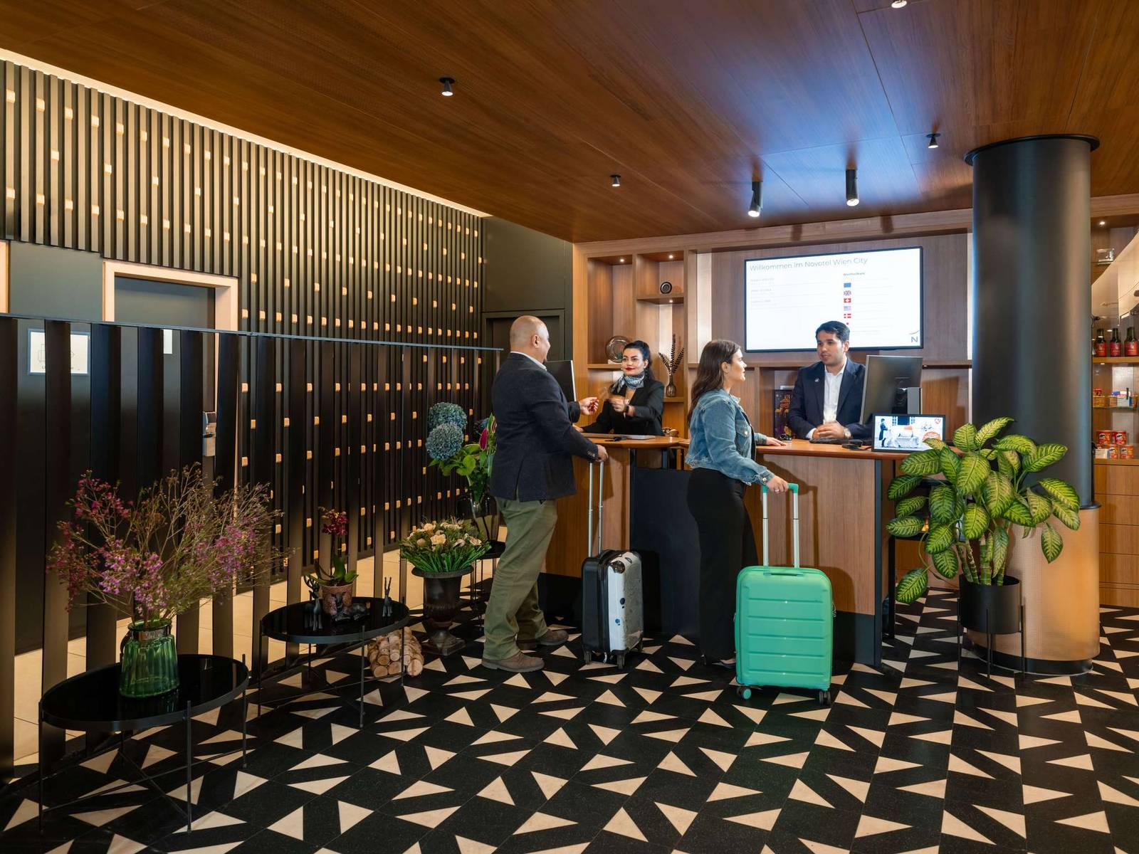 維也納 Novotel Wien City 大廳櫃檯