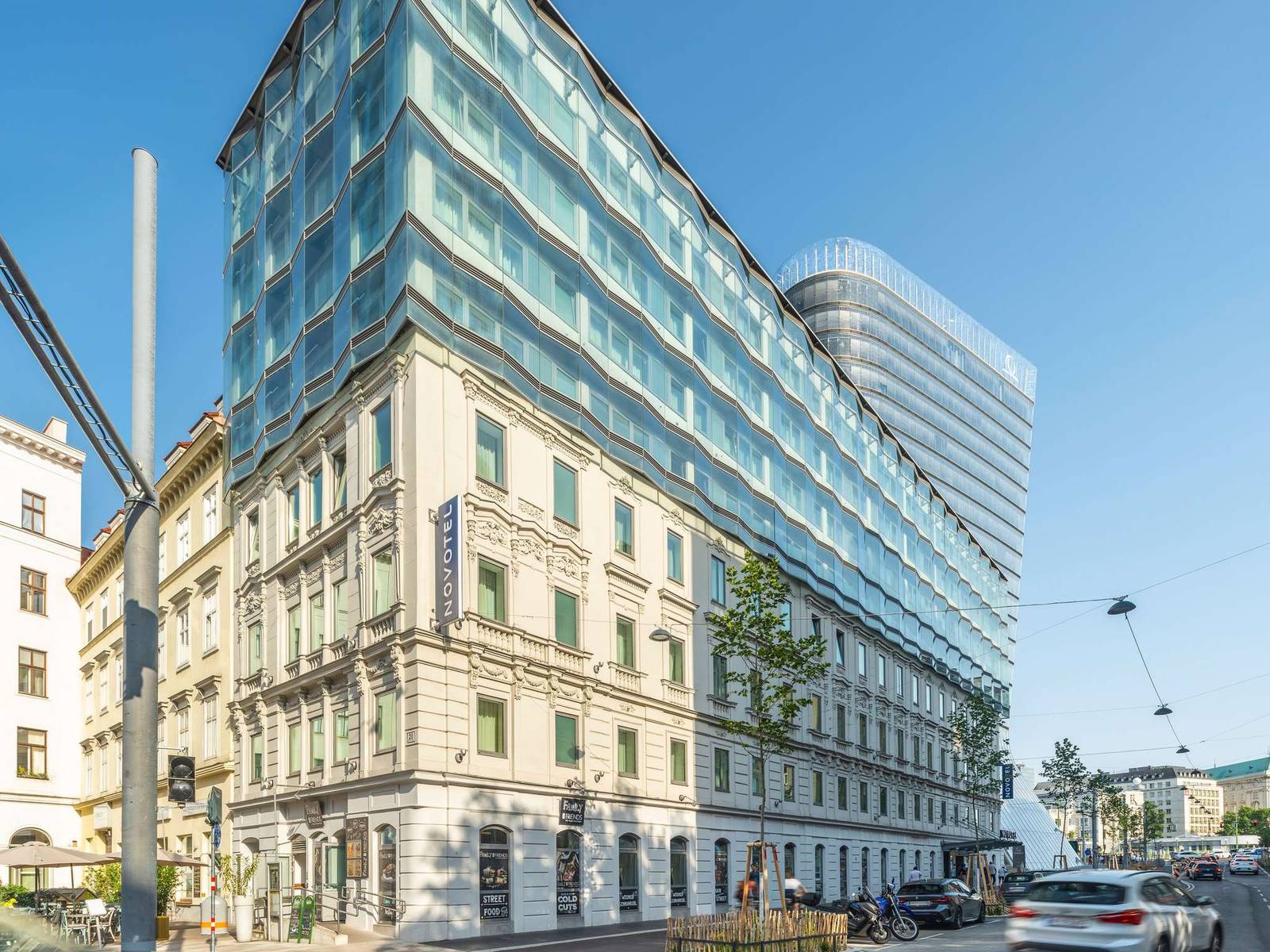 維也納 Novotel Wien City 白天的酒店外觀