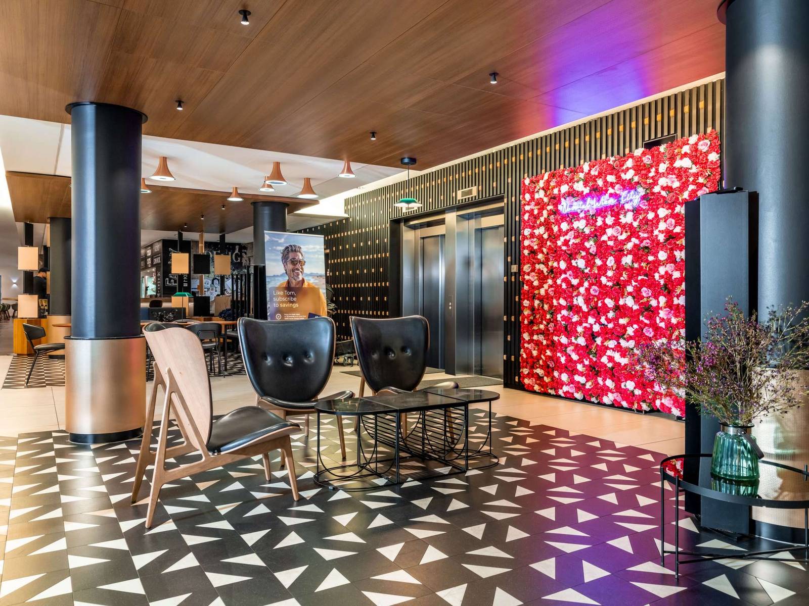 維也納 Novotel Wien City 大廳休憩區