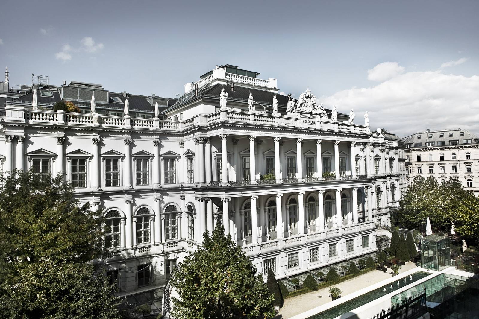 Palais Coburg 與維也納環城大道周邊街景