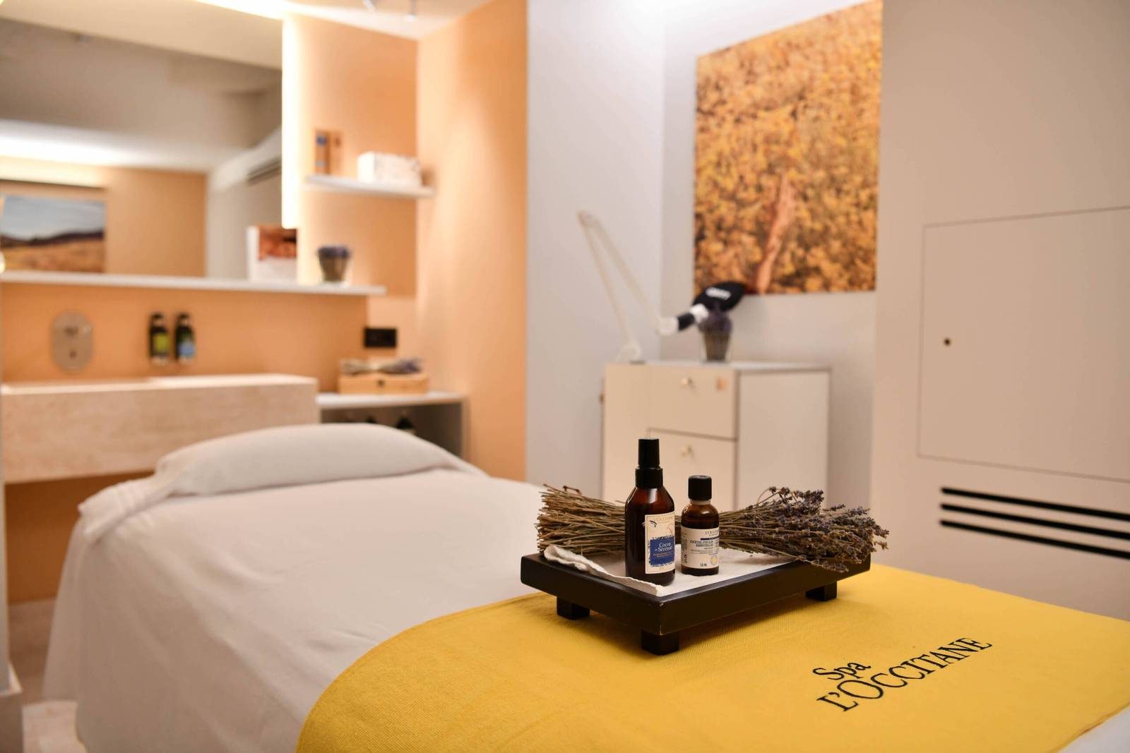 卡利亞里 Palazzo Tirso L'Occitane Spa 療程室