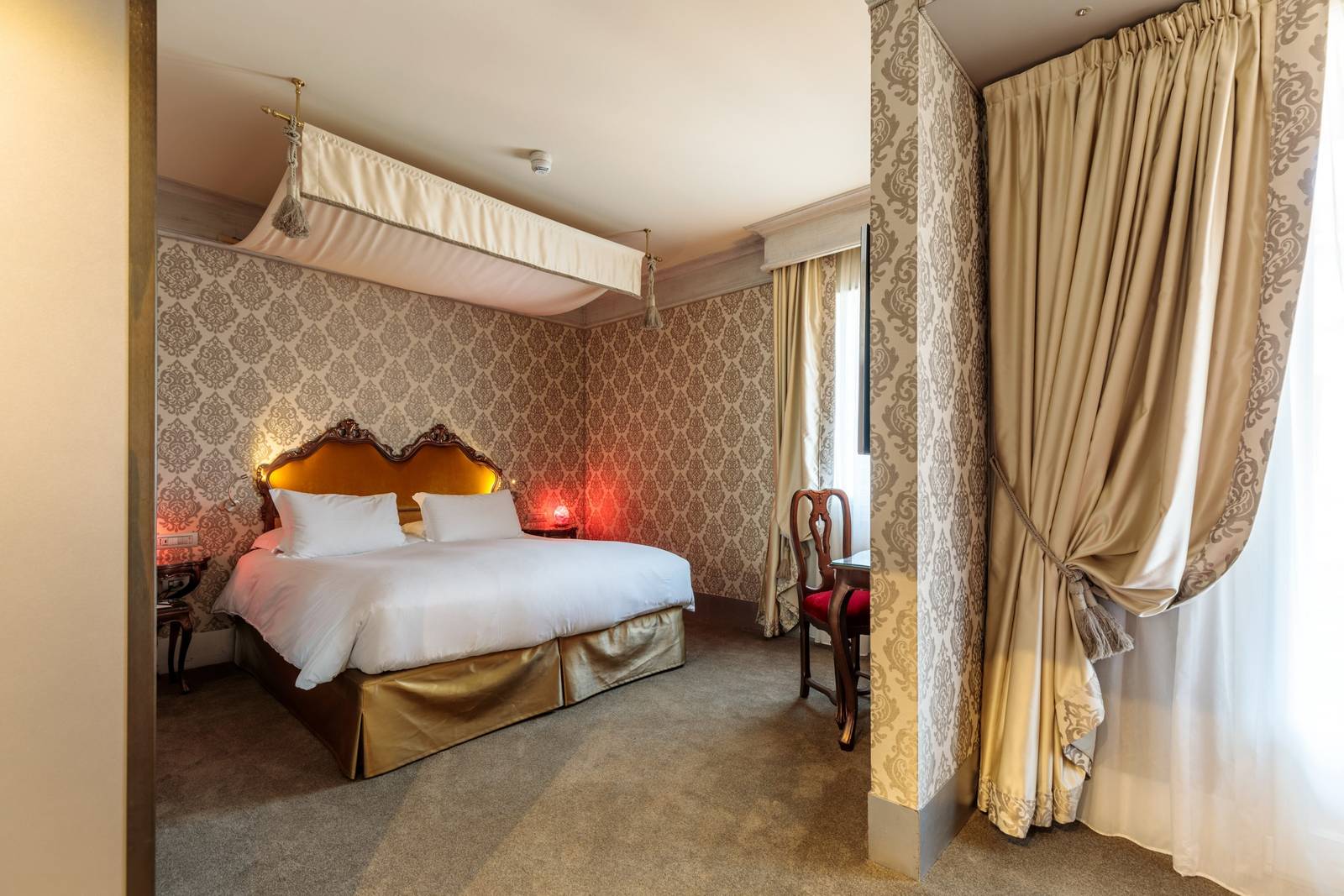 Papadopoli Hotel Venezia 威尼斯風格 Deluxe 客房