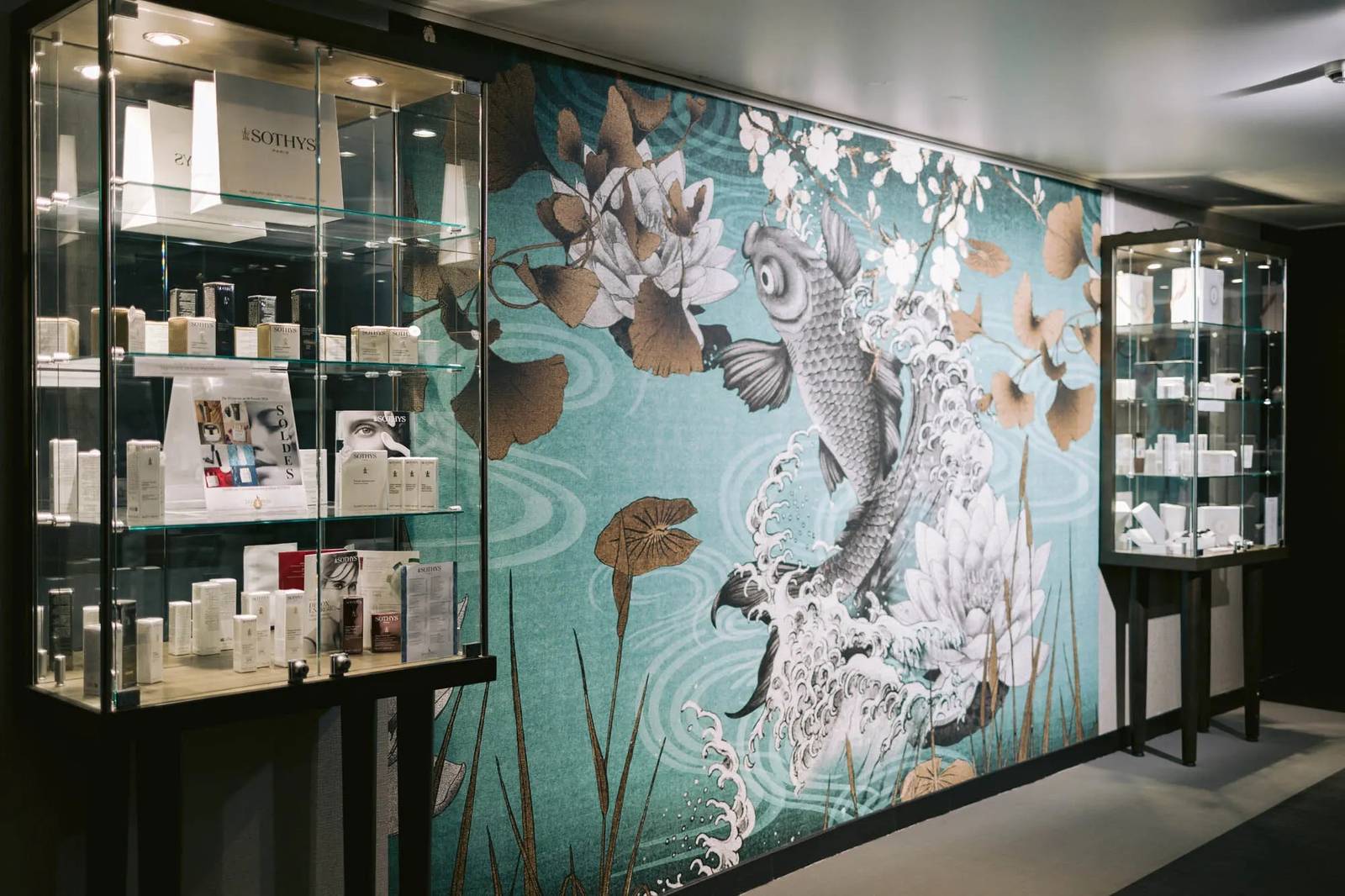 Hotel Parc Beaumont Spa 保養品展示區
