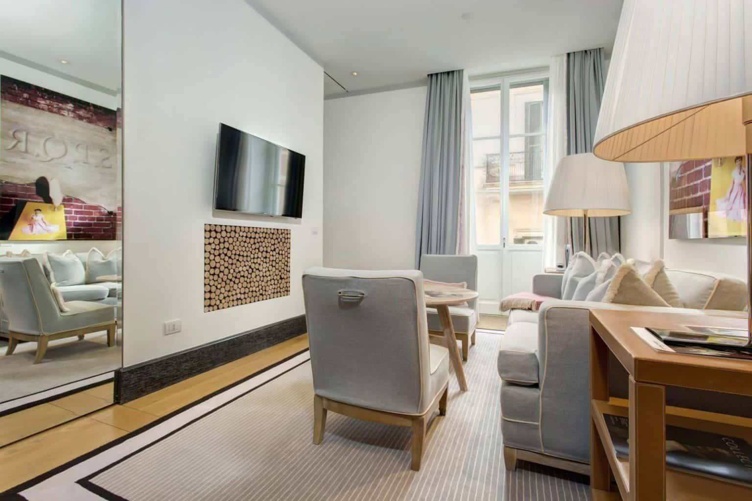Portrait Roma Junior Suite 起居區
