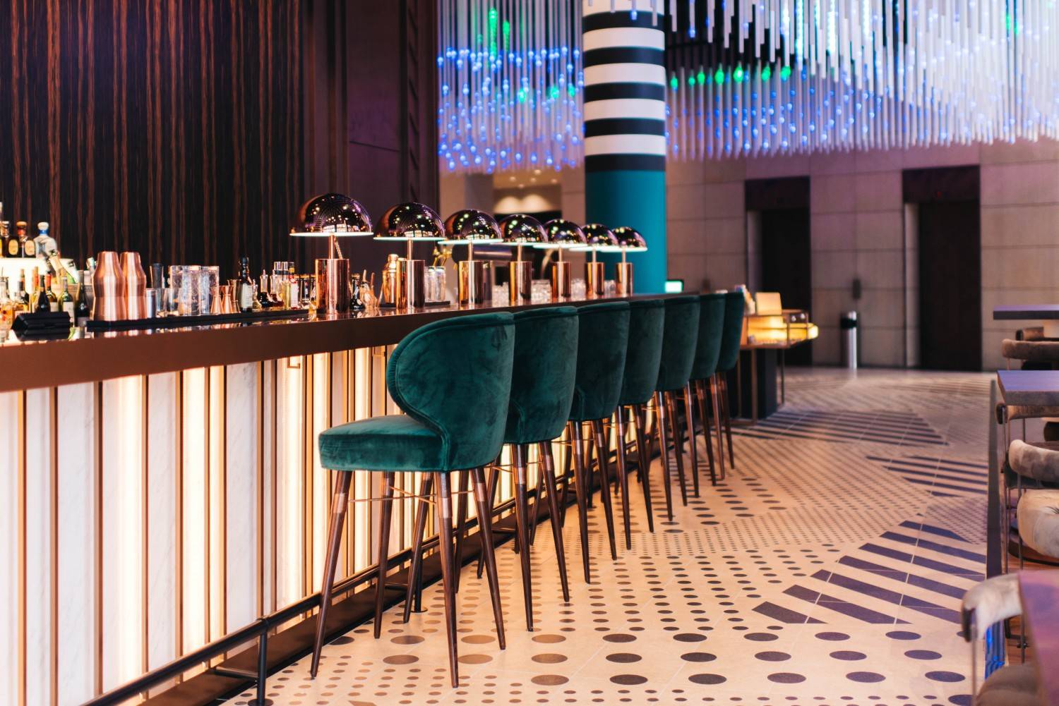 柏林 Pullman Berlin Schweizerhof BLEND 酒吧吧台